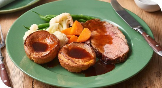 Classic Roast Beef with Yorkshire Pudding Classic Roast Beef with Yorkshire Pudding