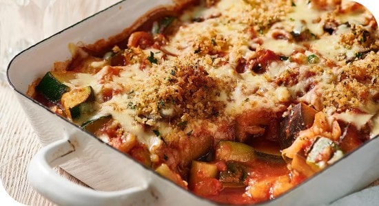 Zucchini, Eggplant and Tomato Gratin Zucchini, Eggplant and Tomato Gratin