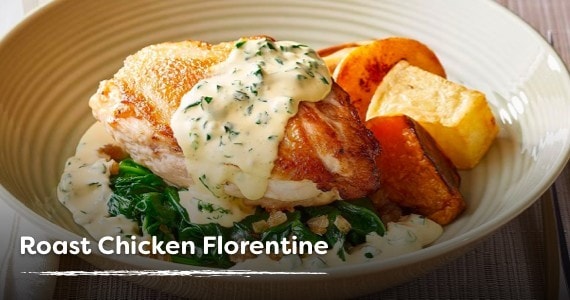 Roast Chicken Florentine