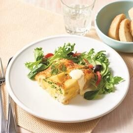 Spanish omelette with seafood Spanish omelette with seafood