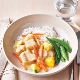 Lemon and coconut fish hotpot Lemon and coconut fish hotpot