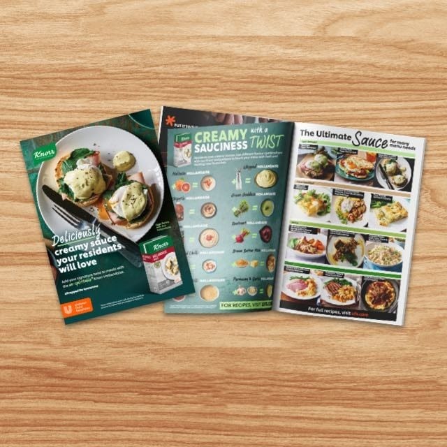 Many ways with Knorr Hollandaise: free recipe brochure download