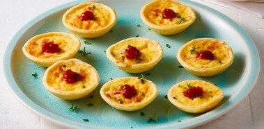 Mini Carbonara Quiches Mini Carbonara Quiches