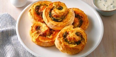 Spinach & Cheese Bombay Scrolls Spinach & Cheese Bombay Scrolls