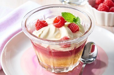Raspberry Swirl Trifle