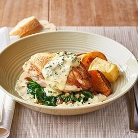 Roast Chicken Florentine