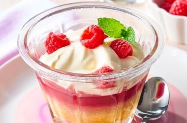 Raspberry Swirl Trifle
