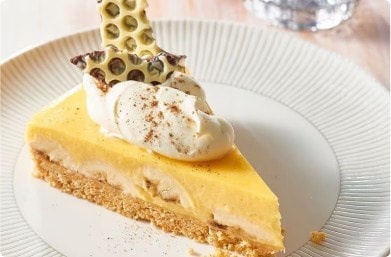 Banana Eggnog Cream Pie