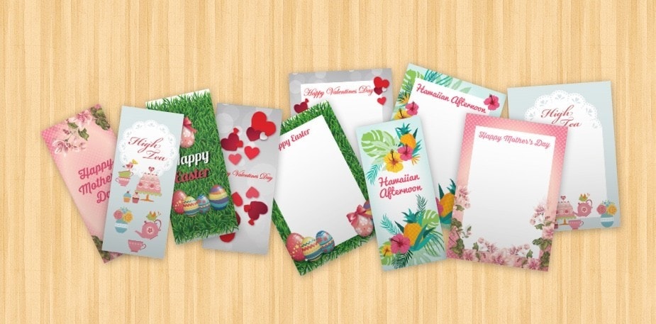 Ready to Print Event Menu Templates Free Downloads