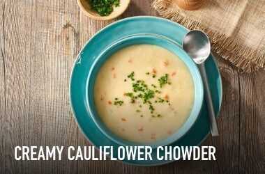 Creamy cauliflower chowder Creamy cauliflower chowder