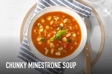 Chunky minestrone soup Chunky minestrone soup