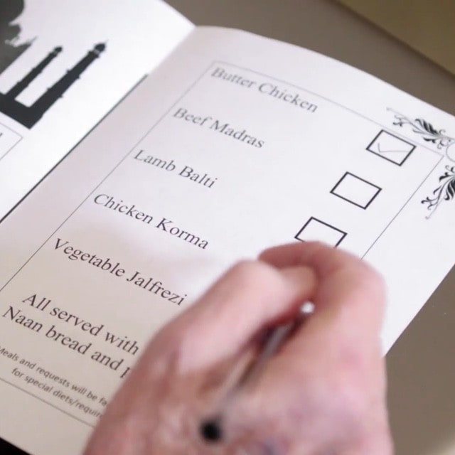 Tips on a takeaway-themed event