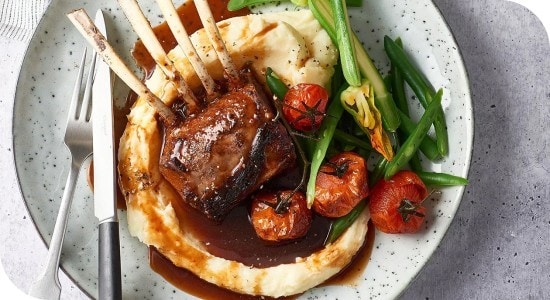 Flamin’ harissa rack dish