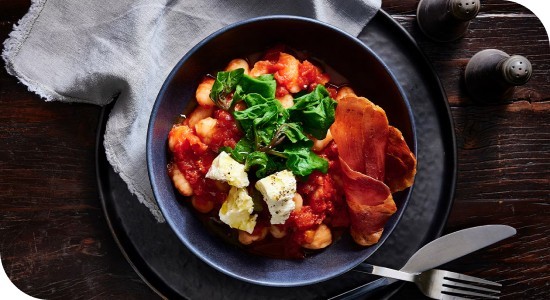Gnocchi with warrigal greens