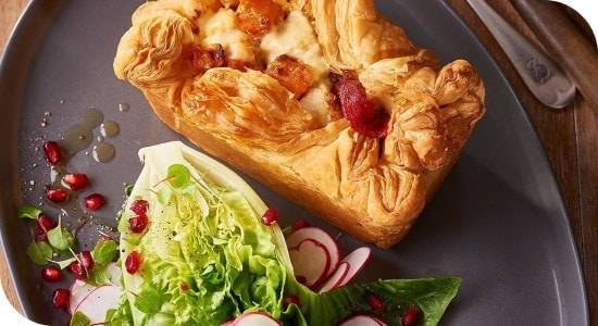 Free-range chicken, sweet potato, and rosemary pie