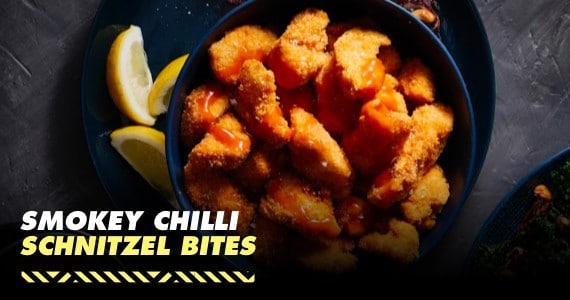 Smokey Chilli Schnitzel Bites Smokey Chilli Schnitzel Bites