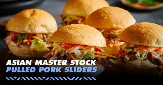 Asian Master Stock Pulled Pork Sliders Asian Master Stock Pulled Pork Sliders