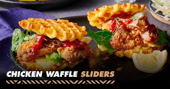 Chicken Waffle Sliders Chicken Waffle Sliders