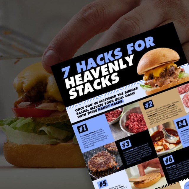 7 useful burger hacks for your staff: Free PDF guide download