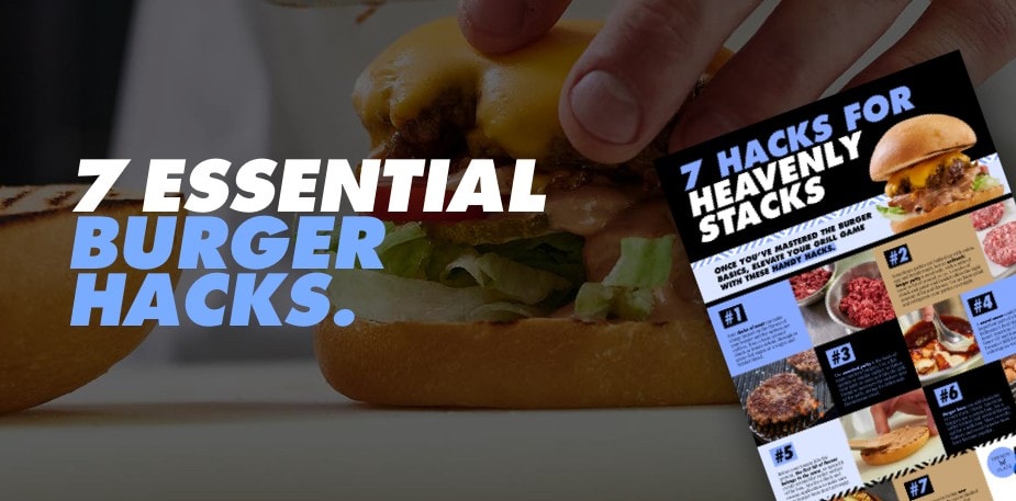 7 useful burger hacks for your staff: Free PDF guide download