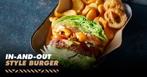 In and Out Style Burger