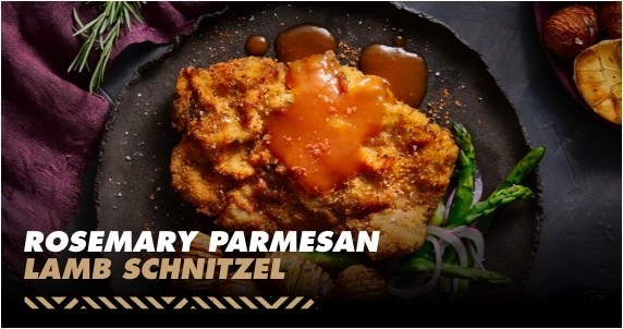Rosemary Parmesan Lamb Schnitzel