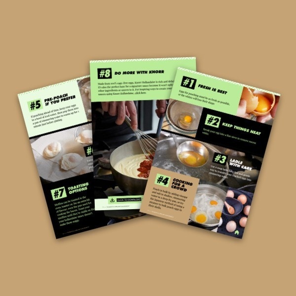 8 eggs Benny Cooking Techniques