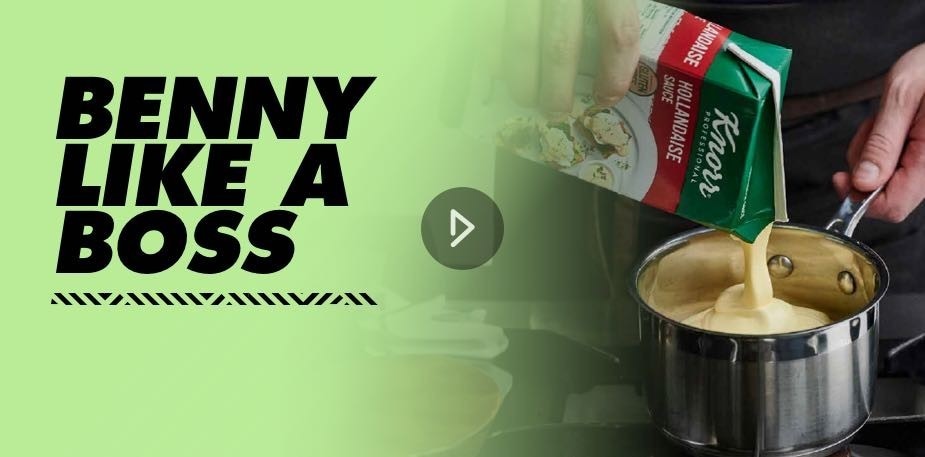 Watch: Consistently brilliant eggs Benedict with Knorr Hollandaise
