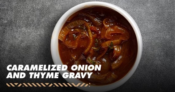Caramelized Onion and Thyme Gravy
