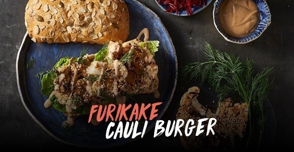 Furikake Cauli Burger Furikake Cauli Burger