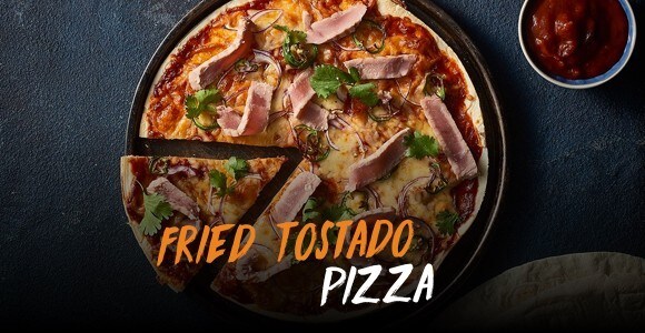 Fried Tostado Pizza Fried Tostado Pizza
