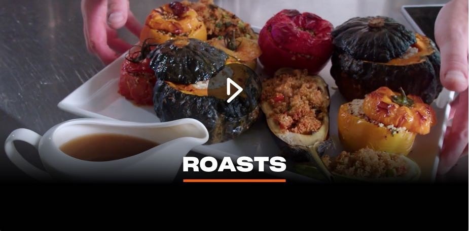 Stuffed veggie roasts