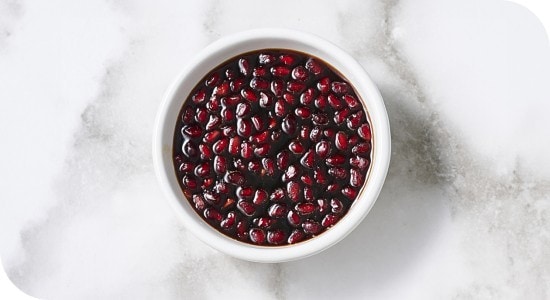 Pomegranate glaze