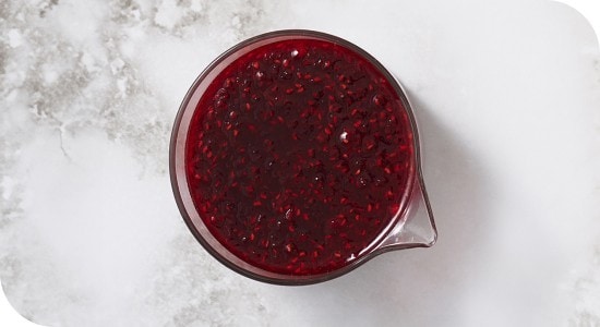 Raspberry & balsamic glaze
