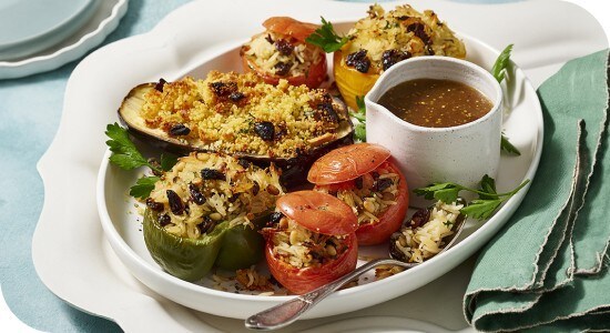 Stuffed veggies roast