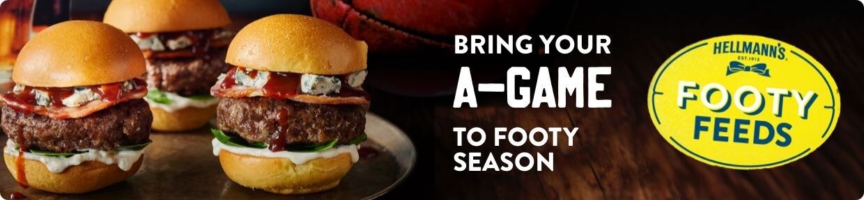 BRING YOUR A-GAME TO FOOTY SEASON BRING YOUR A-GAME TO FOOTY SEASON
