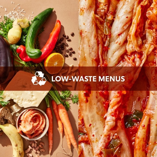 Low waste menus