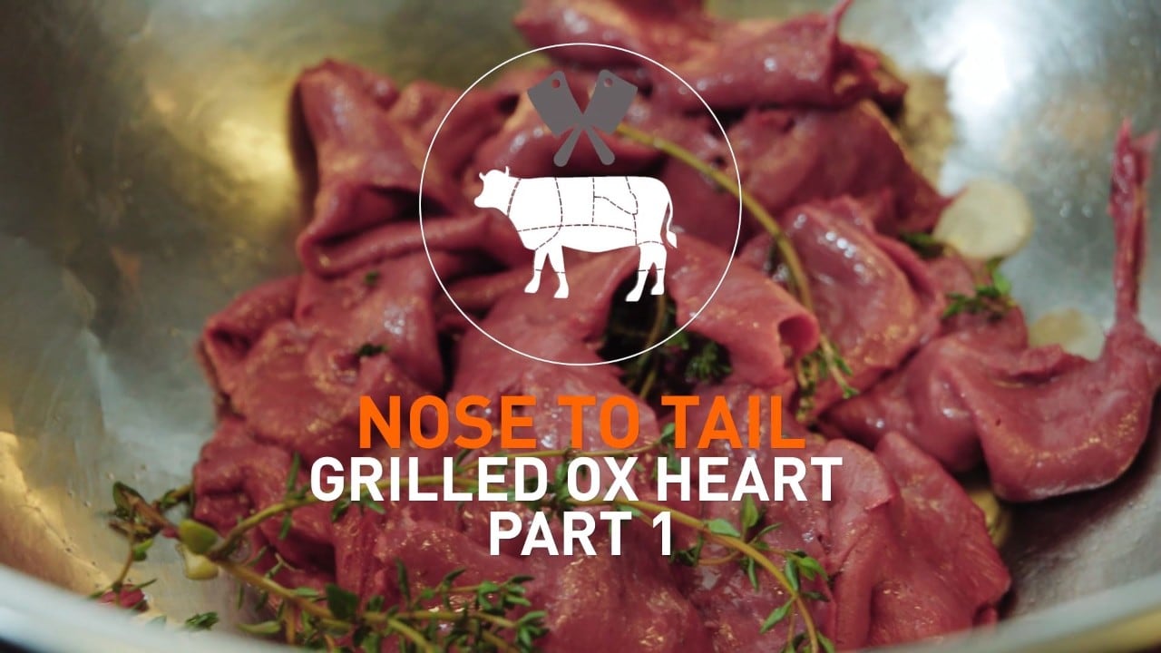 Grilled Ox Heart