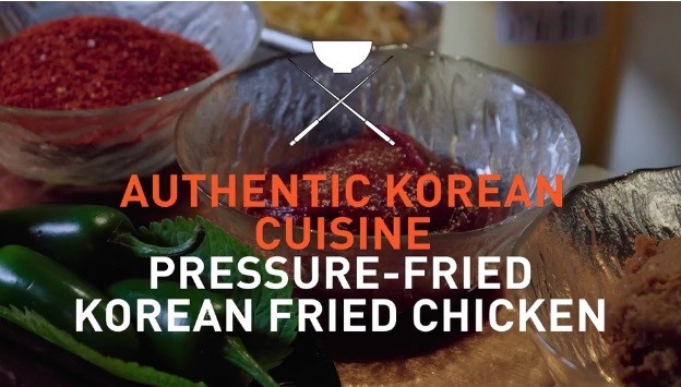 Pressure-fried Korean fried Chicken
