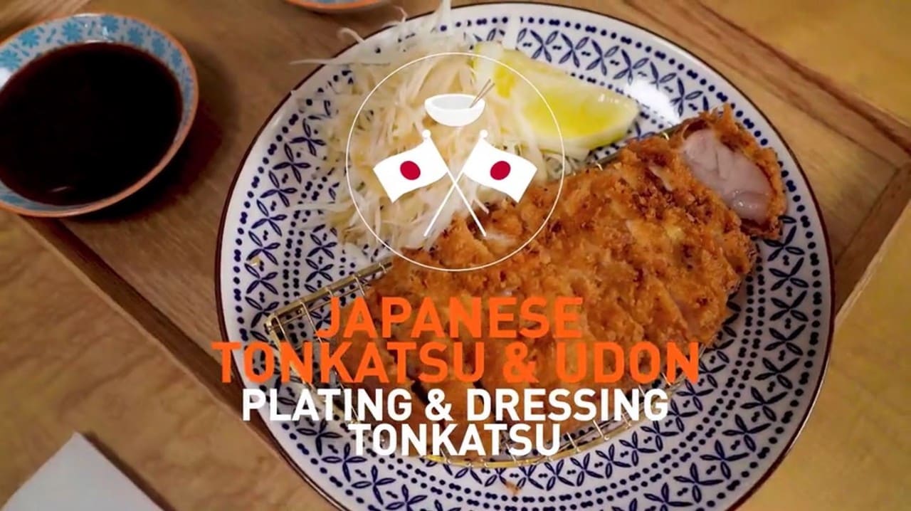 Plating & dressing Tonkatsu