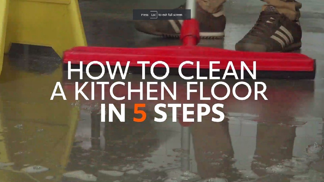How to clean a kitchen floor