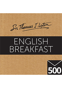 SIR THOMAS LIPTON English Breakfast 500's - Each tea bag is individually sealed for a premium and fresher tea.