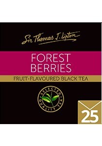 SIR THOMAS LIPTON Forest Berries Envelope 25's - Individually sealed for a premium and fresher tea.