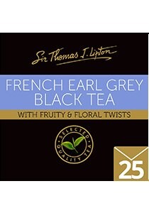 SIR THOMAS LIPTON French Earl Grey Envelope 25's - Individually sealed for a premium and fresher tea.