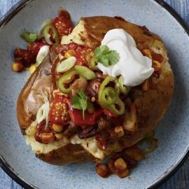 Crispy Mexican Jacket Potato Crispy Mexican Jacket Potato