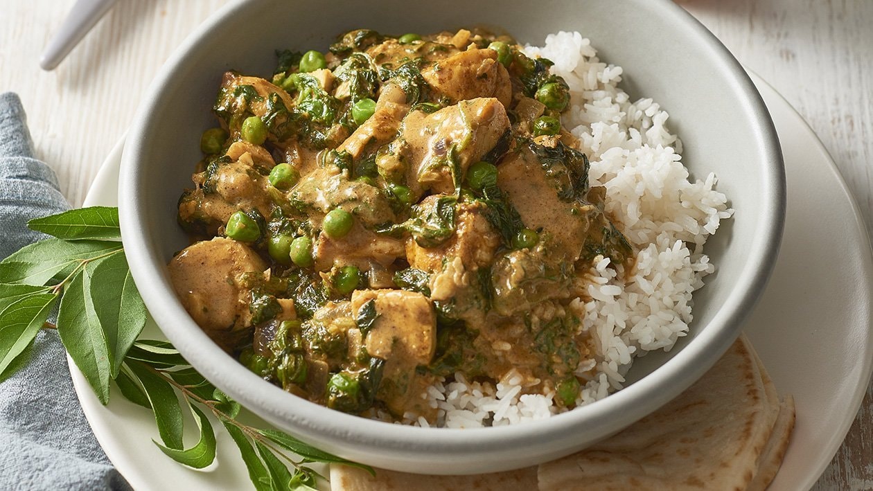 Fish Curry with Spinach and Peas – Recipe