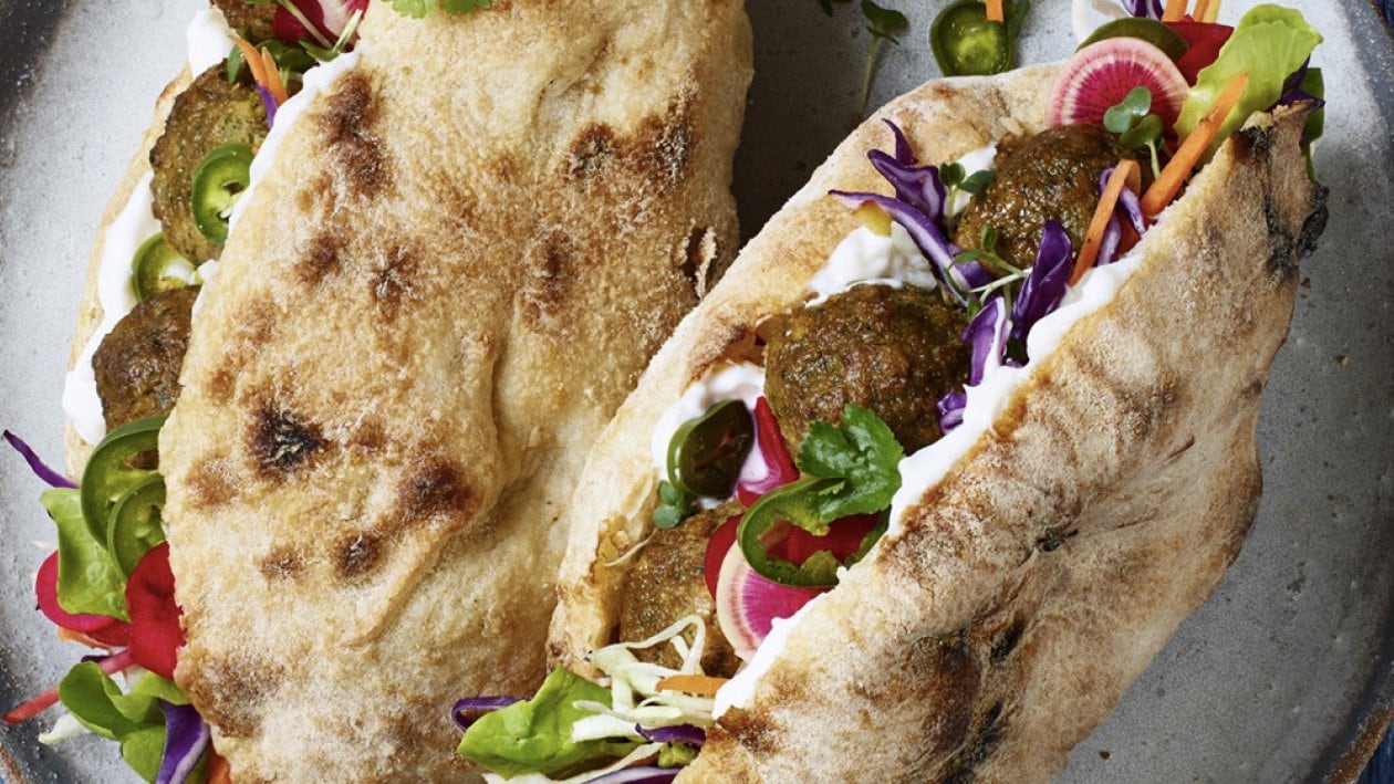 Middle Eastern Falafel Sandwich – Recipe