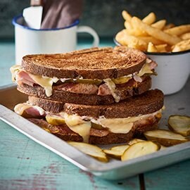 Pork and Pickle Cuban Reuben