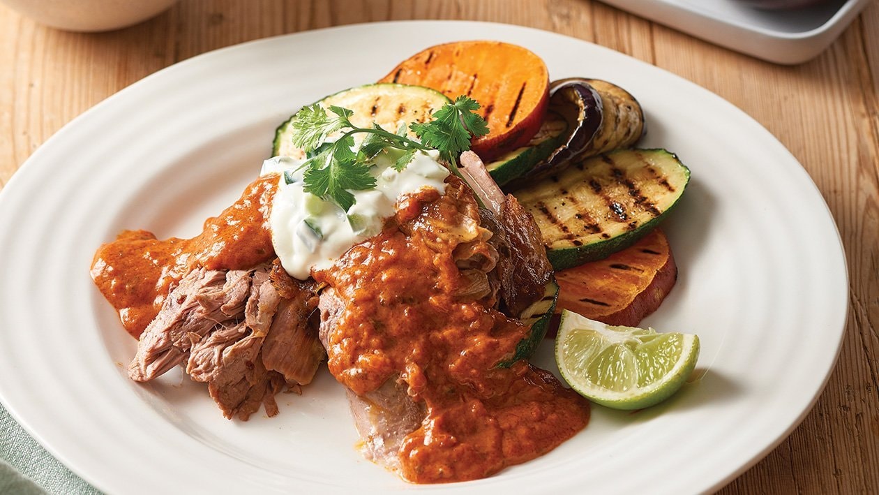 Slow Cooked Tandoori Lamb Shoulder with Tikka Masala Sauce – Recipe