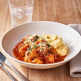 Chicken Chasseur Hot Pot, Herb Crumble Chicken Chasseur Hot Pot, Herb Crumble